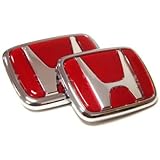 Generic Quality Red Honda Type R Emblem Set CIVIC ACCORD INTEGRA