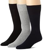 Rockport Mens 3 Pair Pack Crew Basic Socks