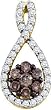 0.39CTW DIAMOND LADIES FASHION PENDANT