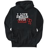 Hoodie Mens Black  Dominican GIRL SINGLE  Countries