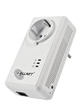 Allnet ALL168222 HomeplugAV Powerline Passthrough Adapter (200Mbps, 1er Pack)