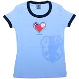 FLAGS TOWN日本代表08レディースTシャツ(ハート)
