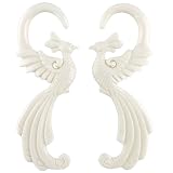 Evolatree - Peacock - Bone - Gauge Earrings (See Size Options)