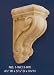 Solid Wood Carved Corbel 4 1/2″W X 5 5/8″D X 9 3/4″H