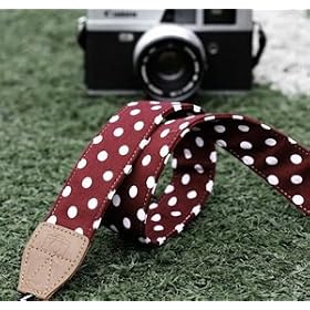 Bluecell AR-003 Red color Digital SLR Camera Camcorder Neck Shoulder Straps Belt for SLR Cameras- Bluecell cable Tie