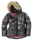 Hawke & Co. Girls Faux-Fur Trim Bubble Jacket