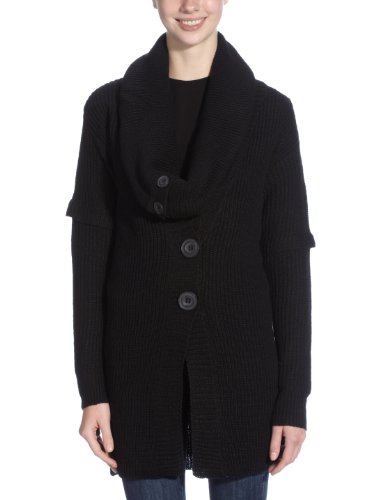 ONLY Damen Strickjacke 15059304, Gr. 36 (S), Schwarz (BLACK) Preisvergleich