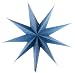 9 Point Paper Star Light Shade, Blue Dots