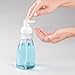 InterDesign Foaming Soap Dispenser Pump, for Kitchen or Bathroom Countertops - Clear/White