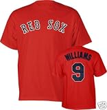 TED WILLIAMS Boston Red Sox (100% Cotton) ADULT T-SHIRT with Name & Number