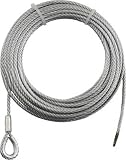 ＴＲＵＳＣＯ　手動ウインチ用ワイヤーΦ６Ｘ１０ｍ用（シンブル入ロック加工）　3925587　WWS610