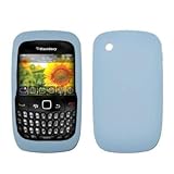 Premium Light Blue Silicone Gel Skin Cover Case for Blackberry Curve 8530 [ ....