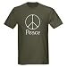 Emphatic Peace Sign Dark T-Shirt
