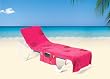 Itsa Beach Bag Sunlounger Towel - Coral Pink