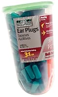 MSA Safety Works 10087625 Foam Ear Plugs, Orange and Green, 80-Pairs by MSA Safety Works