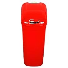 NST Nine Stars DZT-33-1R Infrared Touchless Automatic Motion Sensor Lid Open Trash Can, Red, 8.7-Gallon