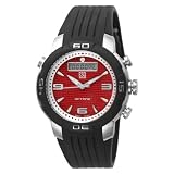 Esq By Movado Men`s 7301052 Octane Ana digi Black Rubber Watch