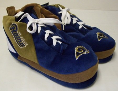St. Louis Rams NFL Plush Sneaker Slippers