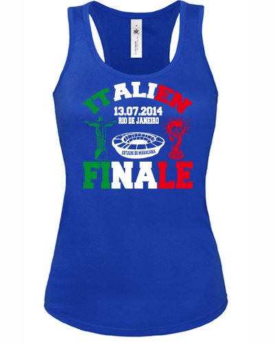 ITALIEN FAN SHIRT – RIO DE JANEIRO FINALE 13.07.2014 3352(TT-F-B) Gr. S