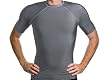Men's SPF 50+ Gun Metal Grey Rash Guard