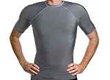 Men's UV Rash Guard Shirt - Gun Metal Grey