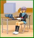 涼宮ハルヒの憂鬱フィギュアセット北高HR02　長門有希単品
