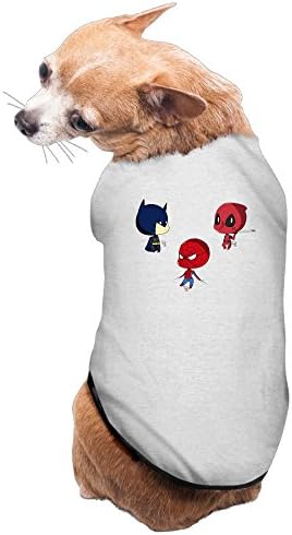 Batman Deadpool Spiderman Cotton Pet Blank Vest