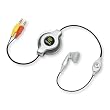 Emerge Technologies Retractable Earbud with In-Line Mic for VOIP Calling Computer Headset with Microphone (ETAUDIOVOIP)
