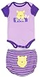 Disney Newborn Baby Girls Winnie the Pooh Creeper Diaper Cover Set
