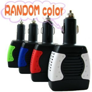 Portable Car Charger Power Inverter W/75W AC Output + USB Port For iPhone iPod iTouch / PDA / Cell Phone / NDS And Much More