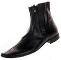 BEN SHERMAN Kooks Mens Dress Boots Shoe Black Leather