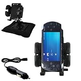 Sony PSP Auto Bean Bag Dash Holder with Car Charger - Uses Gomadic TipExchange