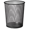 Osco Mesh Waste Bin Lightweight Sturdy Scratch-resistant W275xH350mm Black Ref WB35 B