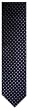 Men's Tommy Hilfiger Necktie Neck Tie Silk Purple Blue & Silver