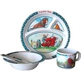 Case/IH Tractor Mac 5-Piece Children's Melamine Tableware Set