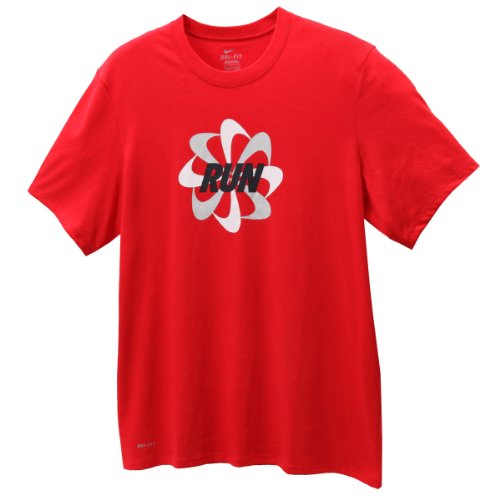 (ナイキ)NIKE PACER SHORT-SLEEVE COTTON DRY-FIT RUN SWOOSH TEE [並行輸入品]
