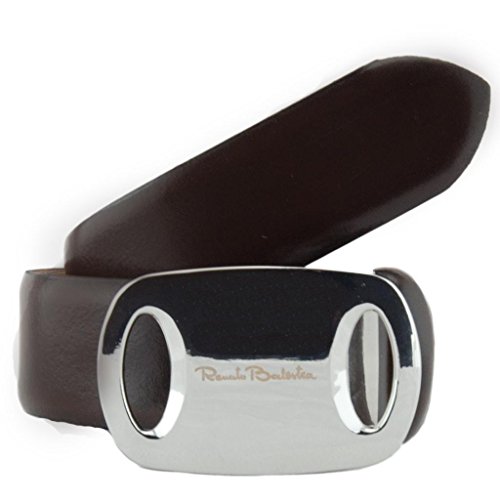 Renato Balestra Z095-35 T. Moro Men's Dark Brown Genuine Leather Belt