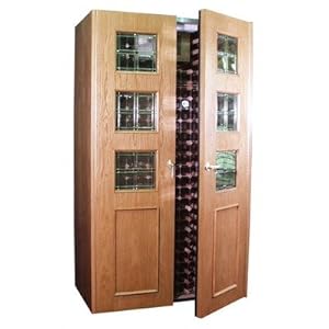 Vinotemp 700 Empire B 700 Empire B Wine Cooler Cabinet in Oak Wood Finish: Fruitwood Vinotemp 700 Empire B 700 Empire B Wine Cooler Cabinet in Oak Wood Finish: Fruitwood