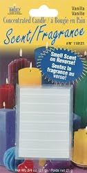 Concentrated Candle Scent 3/4 Oz. Block: Vanilla