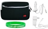 Non-OEM Amazon Kindle 2 Dual Pocket Sleeve Case with Car and Home Charger