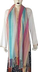 Pure New Wool Scarves Fashions Accessories India 28 inches x 80 inches (psrf081)