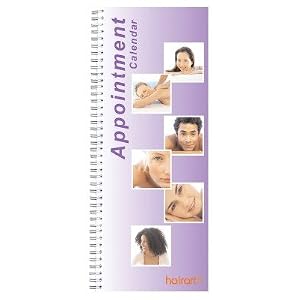 Hair Art Appointment Book 2 Columns (Open To 4) 11" X 4.5" 100 Pges courses shop 