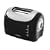 Morphy Richards 44943 Ecolectric 2 Slice Toaster Black and Silver