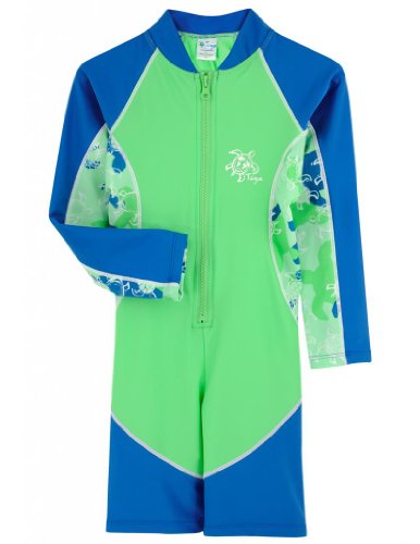 Tuga Boys UPF 50+ High Tide Long Sleeve Sunsuit (UV Sun Protective)