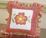 Baby Martex Raspberry Petals Decorative Pillow
