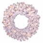Vickerman 06724 - 36" White Wreath 190T Ul 100CL (A805837) 36 42 Inch Christmas Wreath