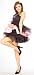 Adult Costume Accessories Womens Crinoline Slip Petticoat Sexy Short Black Flair Skirt
