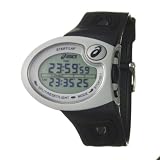 Asics Mens Watch QA5349001 with Grey Dial and Black Rubber Strap
