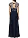 Miusol Women's Vintage Scoop Neck Floral Lace Bridesmaid Wedding Maxi Dress
