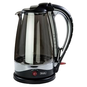 Wahl Cordless Kettle Chrome Tinted Glass 3000W 1.6 Litre Capacity ZX743